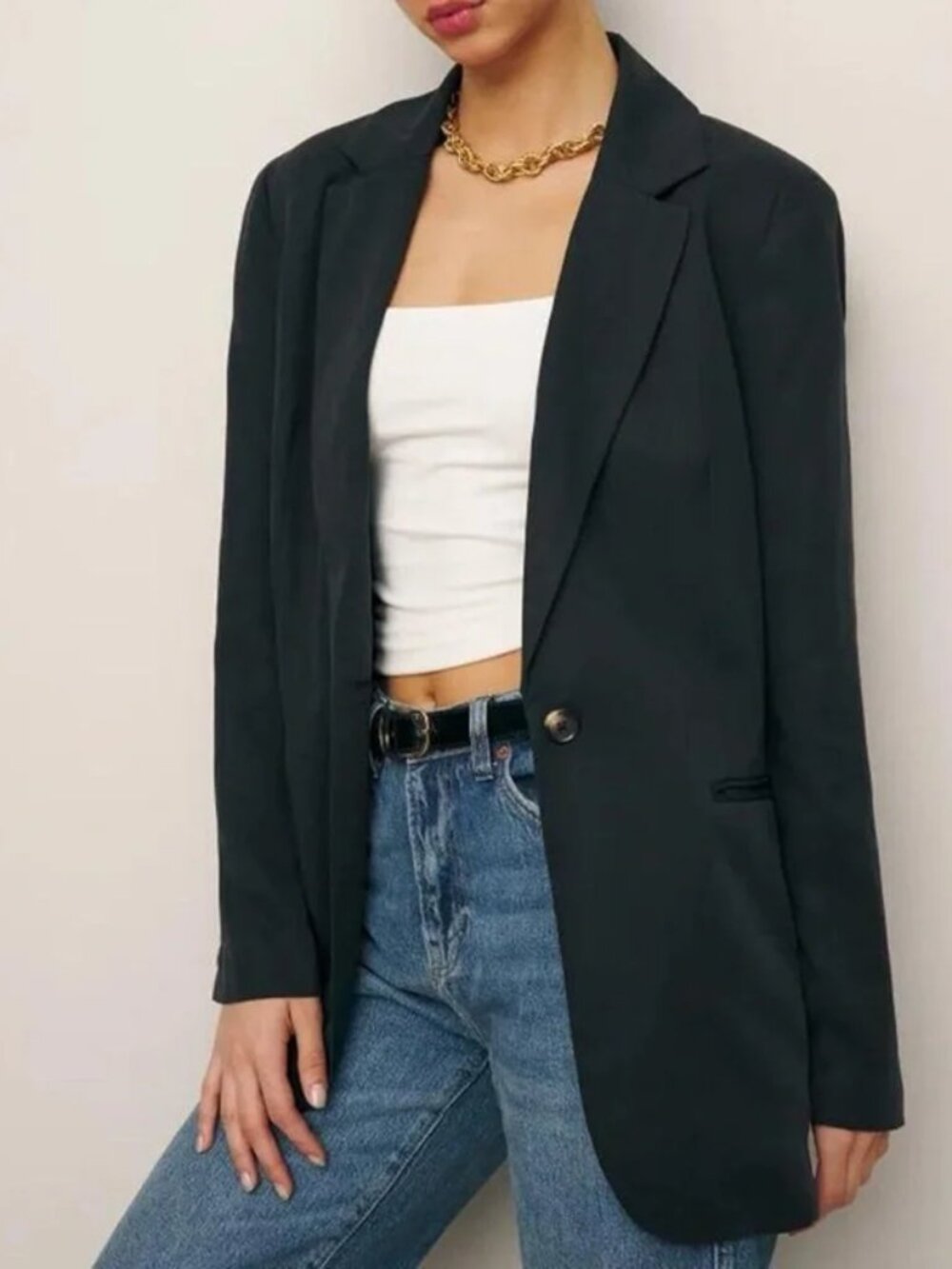 REFORMATION The Classic Relaxed Blazer Size Small